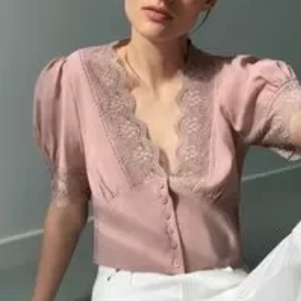 Zara lace top